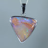 Silver Opal Pendant - Opal Birthstone for October - Australian Opal Shop - Qld