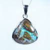 Silver Opal Pendant - Great Opal Gift Idea - Australian Opal Shop - Qld