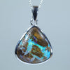 Silver Opal Pendant - Opal Birthstone for October - Australian Opal Shop - Qld