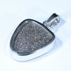 Australian Boulder Opal Silver Pendant with Silver Chain (16.5mm x 14mm) Code - Y350