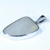 Sterling Silver - Solid Coober Pedy Crystal Opal 