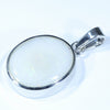 Coober Pedy Solid Opal Silver Pendant with Silver Chain (15mm x 13mm) Code - Y361