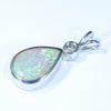 Sterling Silver - Solid Queensland Pipe Opal - Natural Diamond