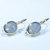 Coober Pedy Solid Opal Gold Earrings (9 x 7mm) Code W66