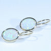 Coober Pedy Solid Opal Gold Earrings (10 x 8.5mm) Code W64