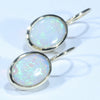 Coober Pedy Solid Opal Gold Earrings (10 x 8.5mm) Code W64