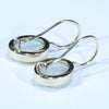 Coober Pedy Solid Opal Gold Earrings (10 x 8.5mm) Code W64