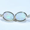 Coober Pedy Solid Opal Gold Earrings (10 x 8.5mm) Code W64