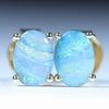 Gold Opal Studs - Australian Opal Shop - 186 Brisbane Rd - Gold Coast - Qld