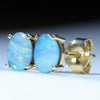 Gold Opal Studs - Opal Birthstone for October - Australian Opal Shop
