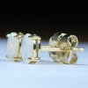 Coober Pedy Crystal Opal 18K Gold Earrings (5 x 4mm) Code W82