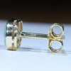 Coober Pedy Crystal Opal Gold Earrings (6 x 5.5mm) Code W80