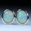 Crystal Opal Gold Studs - Australian Opal Shop - 186 Brisbane Rd - Gold Coast
