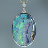 Anniversary Opal Gift Idea - Gold Black Opal Pendant - Australian Opal Shop 