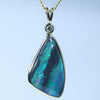 Anniversary Black Opal Gold Pendant Idea - Australian Opal Shop - Gold Coast 