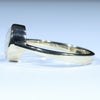 Coober Pedy White Opal Gold Ring - Size 6.75 US Code - T73