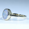 10k Gold - Solid Coober Pedy Dark Opal