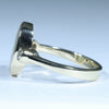 Coober Pedy Solid Opal and Diamond Gold Ring - Size 7.5 US Code - T67