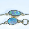 Australian Boulder Opal Gold Bracelet 14cm - 16cm  Code GB3