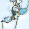 Australian Boulder Opal Gold Bracelet 14cm - 16cm  Code GB3