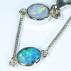 Australian Boulder Opal Gold Bracelet 14cm - 16cm  Code GB3