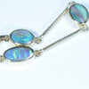 Australian Boulder Opal Gold Bracelet 14cm - 16cm  Code GB3