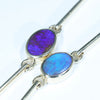 Australian Boulder Opal Gold Bracelet 15cm - 17cm  Code GB2