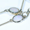 Australian Crystal Opal Gold Bracelet 14cm - 16.5cm  Code GB4