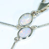 Australian Crystal Opal Gold Bracelet 14cm - 16.5cm  Code GB4