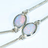 Australian Crystal Opal Gold Bracelet 14cm - 16.5cm  Code GB4