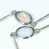Australian Crystal Opal Gold Bracelet 14cm - 16.5cm  Code GB4
