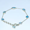 Australian Boulder Opal Gold Bracelet 14cm - 16cm  Code GB3