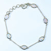 10k Gold - X6 Solid Coober Pedy Crystal Opals