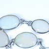 Sterling Silver - X7 Solid Coober Pedy Dark Opals