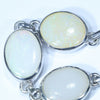 Sterling Silver - Solid Coober Pedy Dark Opals