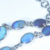 Australian Boulder Opal Silver Bracelet 13cm - 16cm Code  D26