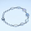 Silver Opal Bracelet - Opal Birthstone for October - Australian Opal Shop - Qld