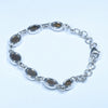 Australian Boulder Opal Silver Bracelet 13cm - 16cm Code  D26