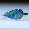 Natural Australian Queensland Boulder Opal Gold Ring