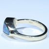 Natural Solid Australian Boulder Opal Gold Ring - Size 6.75 Code - T94
