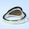 Natural Solid Australian Boulder Opal Gold Ring - Size 6.75 Code - T94
