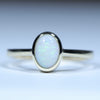 White Opal Gold Ring - Australian Opal Shop - 186 Brisbane Rd - Gold Coast