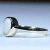 10k Gold - Solid Coober Pedy White Opal