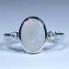 Silver Opal Ring - Australian Opal Shop - 186 Brisbane Rd - Gold Coast - Qld