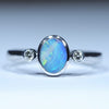 Silver Opal Ring - Australian Opal Shop - 186 Brisbane Rd - Gold Coast - Qld