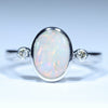 Silver Opal Ring - Australian Opal Shop - 186 Brisbane Rd - Gold Coast - Qld