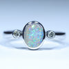 Silver Opal Ring - Australian Opal Shop - 186 Brisbane Rd - Gold Coast - Qld