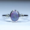 Silver Opal Ring - Australian Opal Shop - 186 Brisbane Rd - Gold Coast - Qld