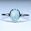 Silver Opal Ring - Australian Opal Shop - 186 Brisbane Rd - Gold Coast - Qld