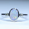 Silver Opal Ring - Australian Opal Shop - 186 Brisbane Rd - Gold Coast - Qld